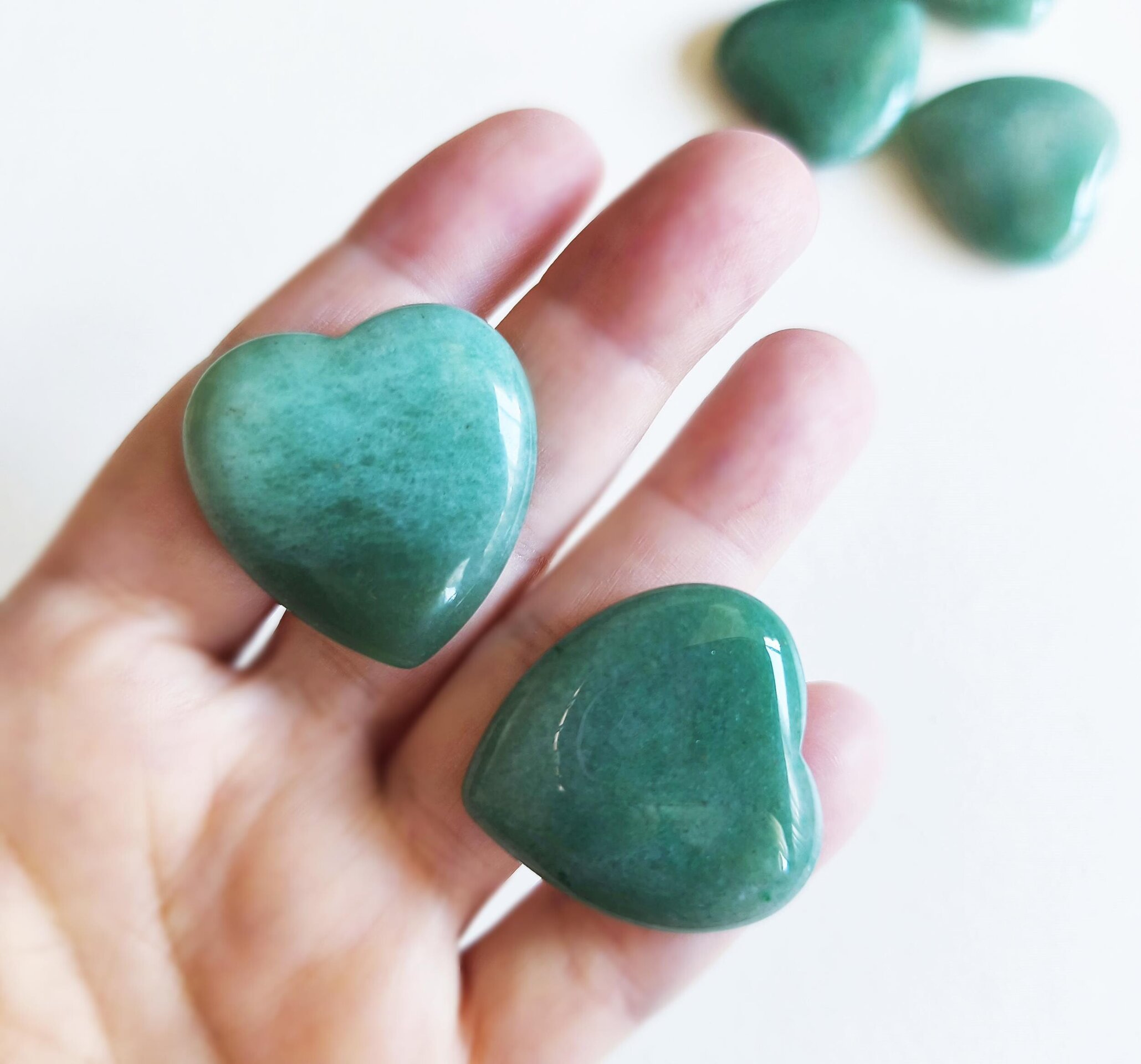 Corazón Aventurina Verde - 2